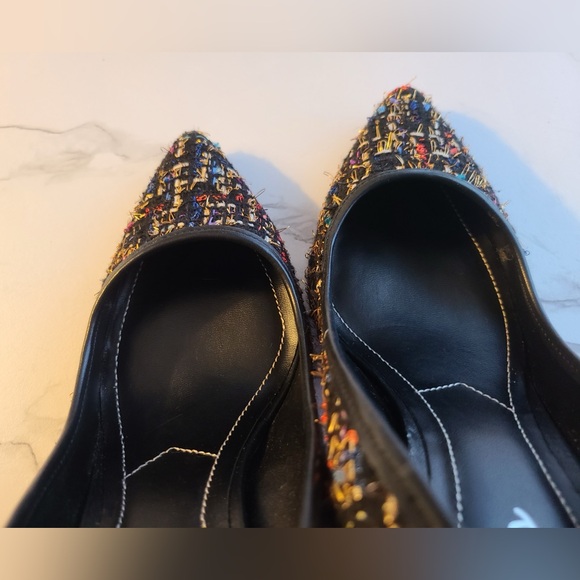 NWOT, CHARLES DAVID, MULTI-COLOR, POINT-TOE PUMPS, SZ 7.5 - Picture 11 of 15